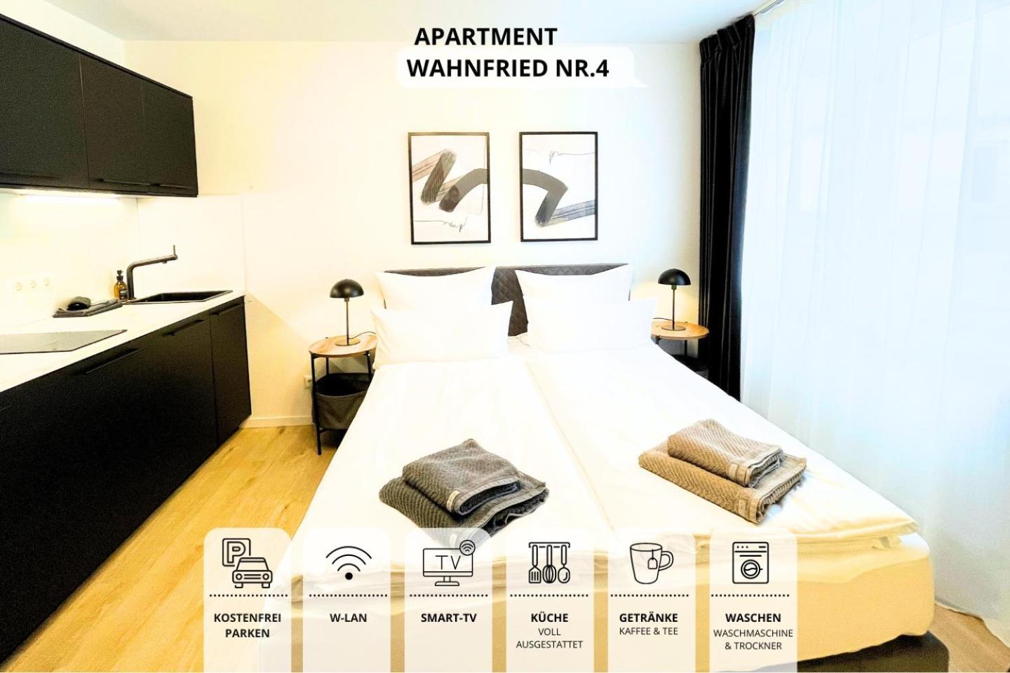 Apartment Wahnfried No4 - Zentral Wohnen Mit Kueche Und Duschbad, Parkplatz, 300M Zur Fussgaengerzone Bayreuth Bagian luar foto
