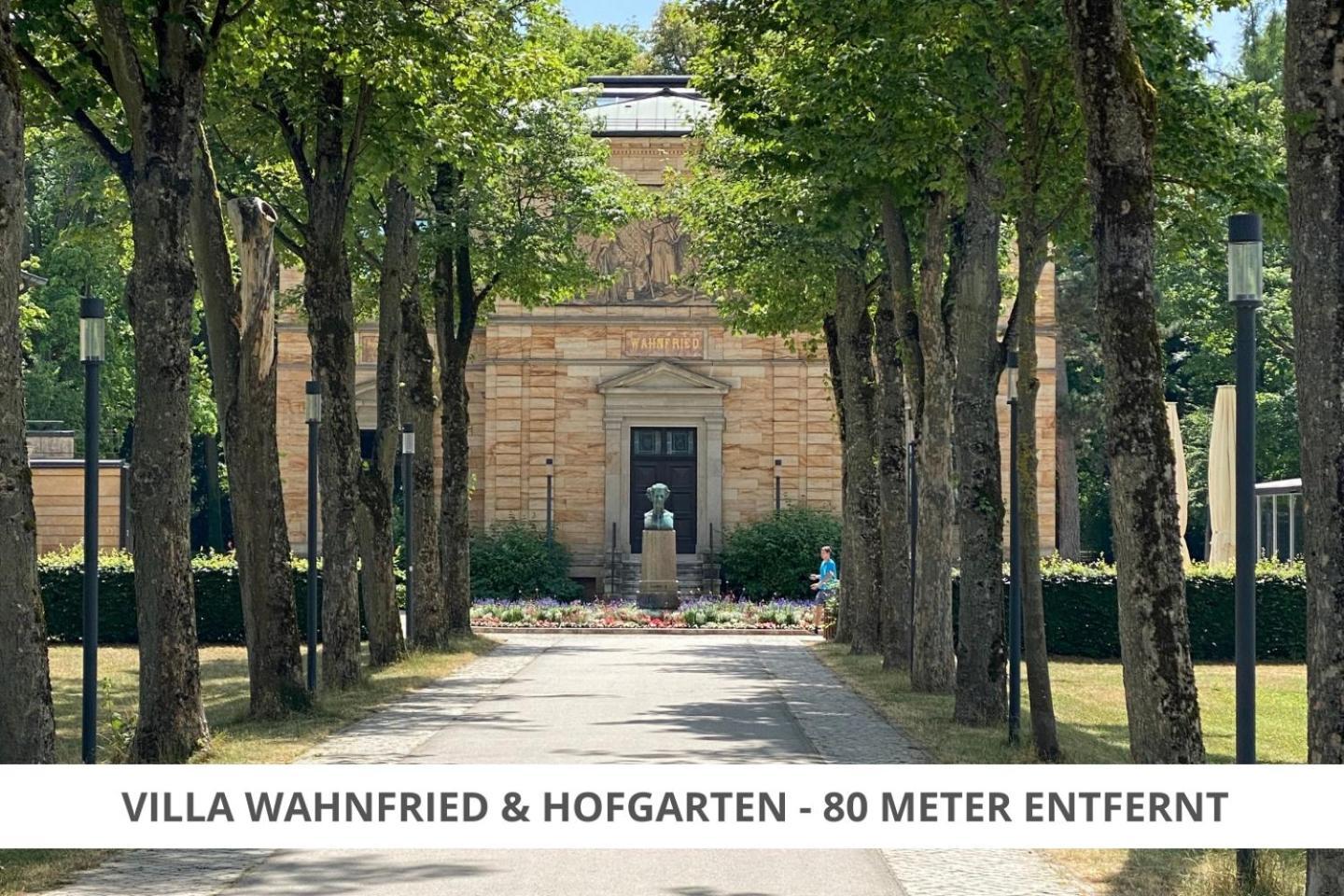 Apartment Wahnfried No4 - Zentral Wohnen Mit Kueche Und Duschbad, Parkplatz, 300M Zur Fussgaengerzone Bayreuth Bagian luar foto